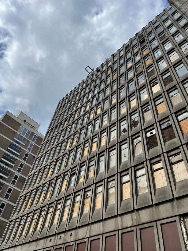Existing Crown House upper floors — photograph