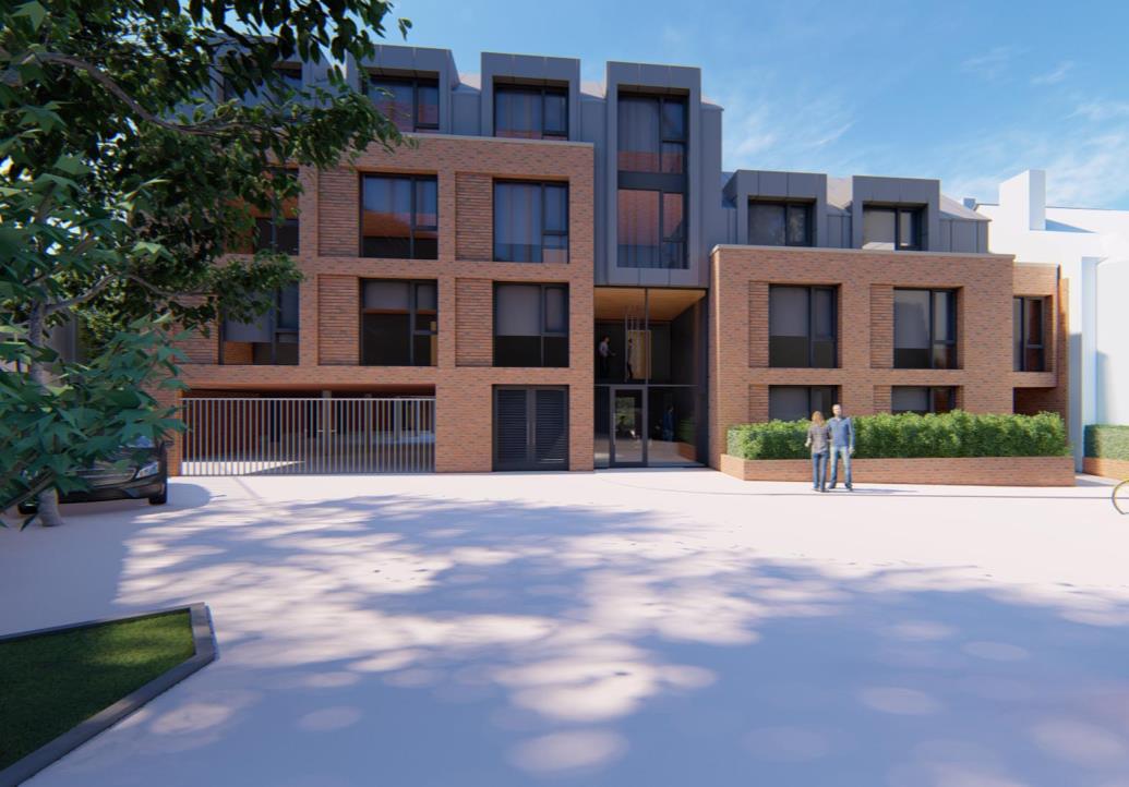 Street-level elevation CGI of the proposed Regent Street development