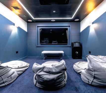 Private cinema room