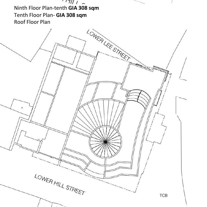 Scheme roof plan