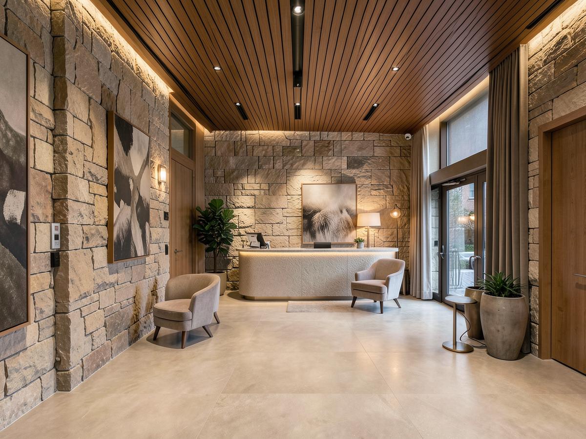 Reception of a premium boutique hotel